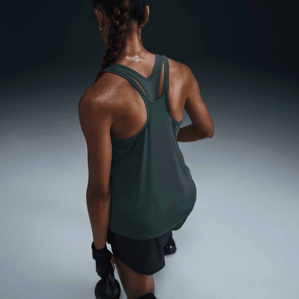 Nike Dri-FIT One Classic Tank - Vintage Green/Black