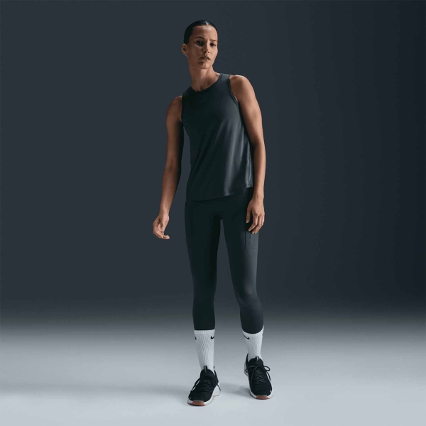 Nike One Classic Tank - Vintage Green/Black