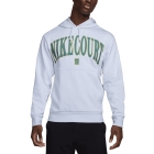 Nike Court Heritage Hoodie - Football Grey/Mineral Teal/High Voltage