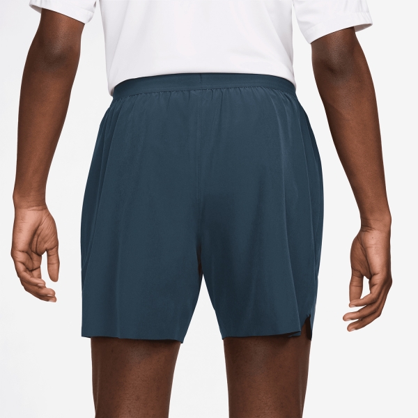 Nike Court Advantage 6in Shorts - Armory Navy/White