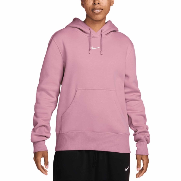 Maglie e Felpe Tennis Donna Nike Phoenix Felpa  Elemental Pink/Sail HF6839699