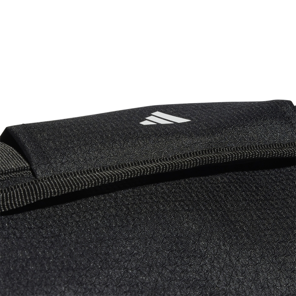 adidas Essential 3 Stripes Medium Duffle - Black/White