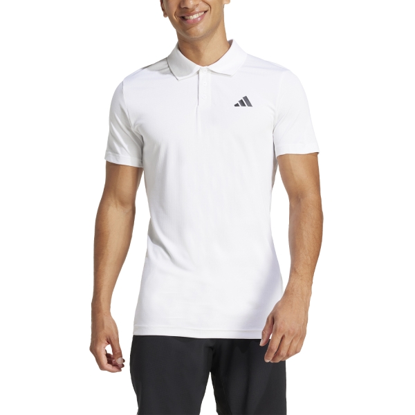 Polo Tennis Uomo adidas Climacool Freelift Polo  White JF4387