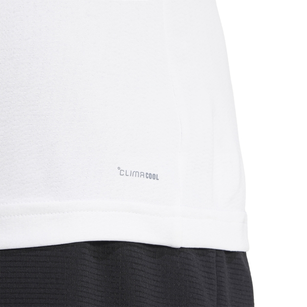 adidas Climacool Freelift Polo - White