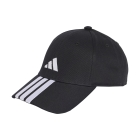 adidas Baseball 3 Stripes Cap - Black/White
