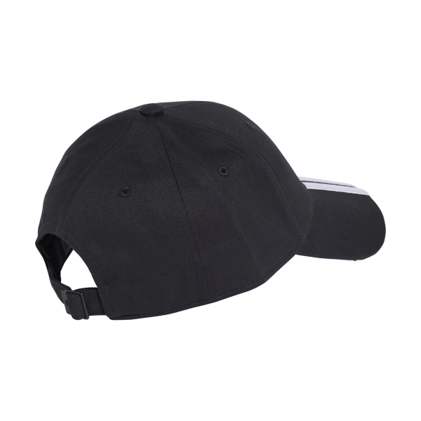 adidas Baseball 3 Stripes Cappello - Black/White