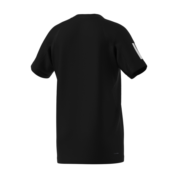 adidas Club 3 Stripes Logo T-Shirt Boy - Black