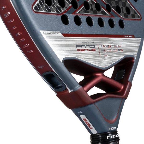 NOX AT10 Genius 12K 2025 Padel - Anthracite/Burgundy