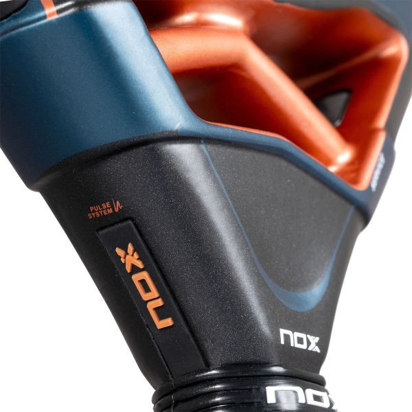 NOX AT10 Genius Attack 18K Alum Padel - Black/Orange