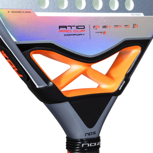 NOX AT10 Pro Cup Comfort Padel - Light Grey/Black