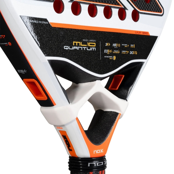 NOX ML10 Quantum 3K Padel - White/Black
