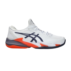 Asics Court FF 3 Clay - White/Greyish Purple