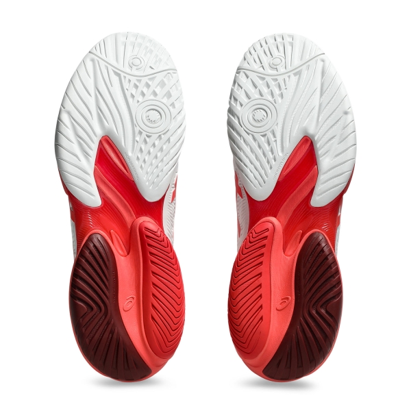 Asics Court FF 3 Novak - White/Electric Red