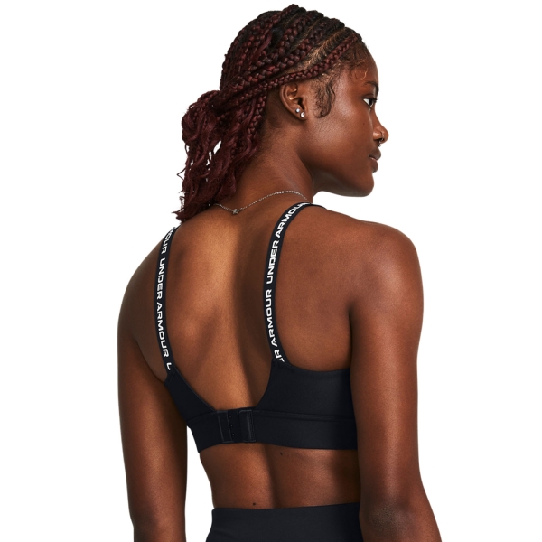 Under Armour Infinity Mid 2.0 Sports Bra - Black/White
