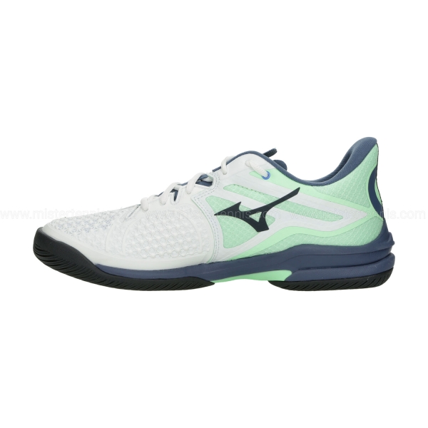 Mizuno Wave Exceed Tour 6 All Court - White/India Ink/Neo Mint