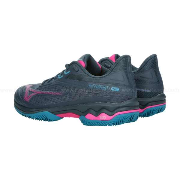 Mizuno Wave Exceed Light 2 Padel - Midnight Navy/Fuchsia Purple/Enamel Blue