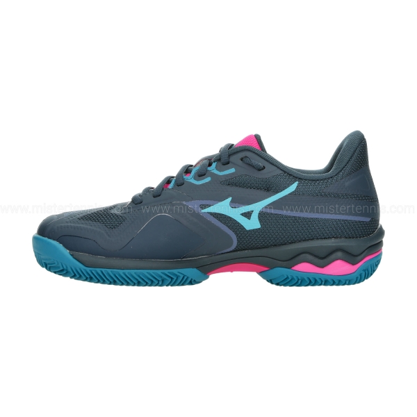 Mizuno Wave Exceed Light 2 Padel - Midnight Navy/Fuchsia Purple/Enamel Blue