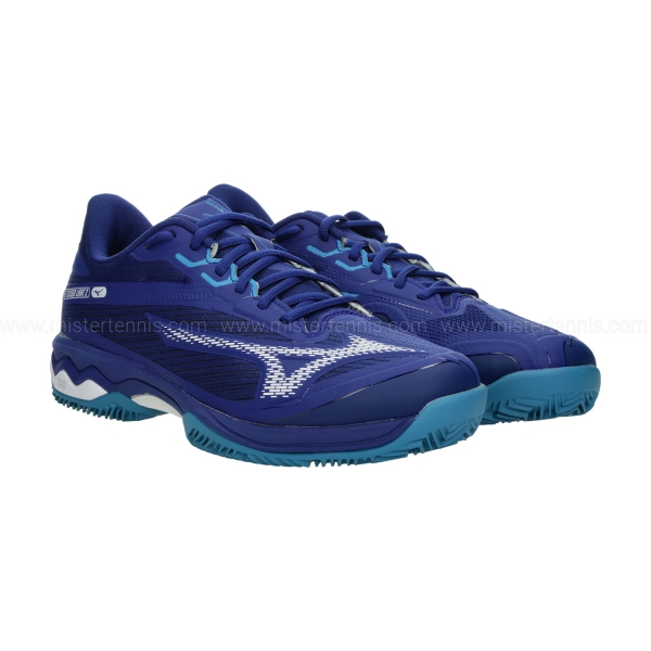 Mizuno Wave Exceed Light 2 Clay - Bellwether Blue/White/Fjord Blue
