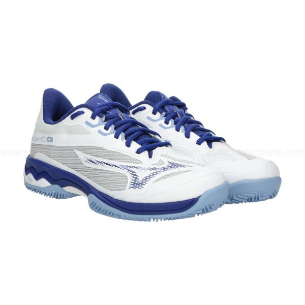 Mizuno Wave Exceed Light 2 Clay - White/Bellwheter Blue/Bel Air Blue