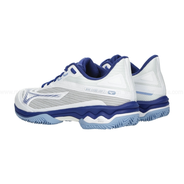 Mizuno Wave Exceed Light 2 Clay - White/Bellwheter Blue/Bel Air Blue