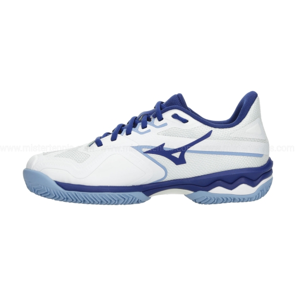 Mizuno Wave Exceed Light 2 Clay - White/Bellwheter Blue/Bel Air Blue