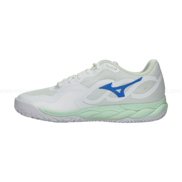 Mizuno Wave Enforce Court Clay - White/Frontier Blue/Bay