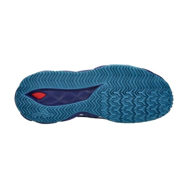 Mizuno Wave Enforce Tour 2 Clay - Bellwether Blue/White/Fjord Blue