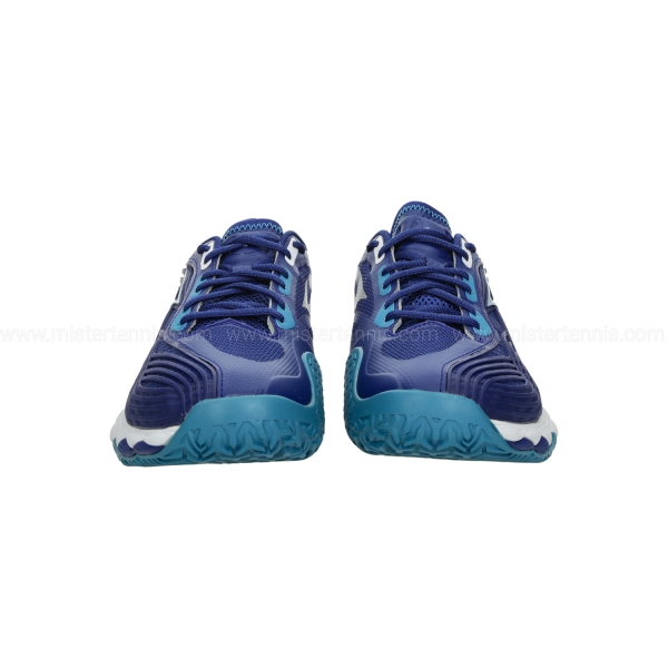 Mizuno Wave Enforce Tour 2 Clay - Bellwether Blue/White/Fjord Blue