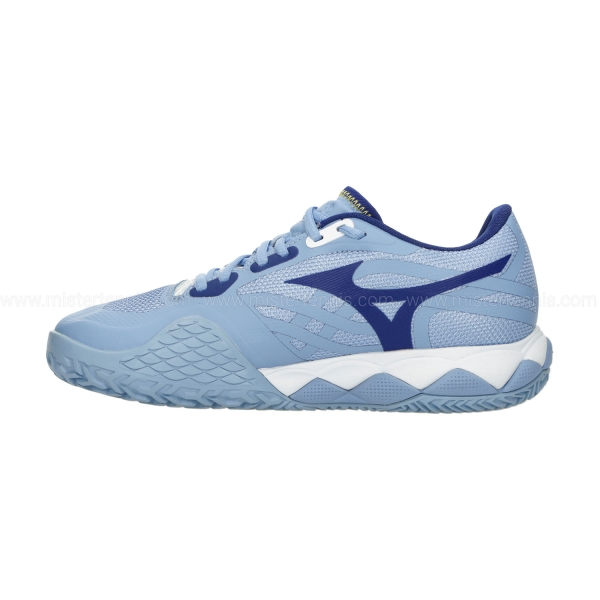 Mizuno Wave Enforce Tour 2 Clay - Bel Air Blue/White/Bellwether Blue