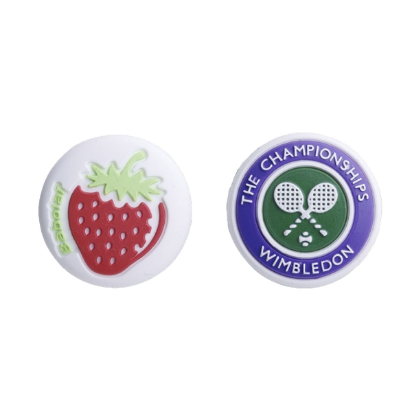 Babolat Wimbledon x 2 Dampener - Red/Green/White