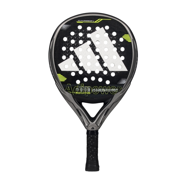 adidas Adipower Padel Racket adidas Adipower Carbon CTRL 3.4 Padel  Silver/Lime AR1CA3U38