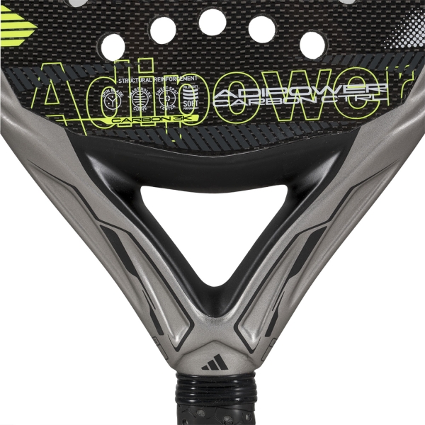 adidas Adipower Carbon CTRL 3.4 Padel - Silver/Lime