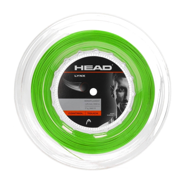 Corda Monofilamento Head Lynx 1.25 Matassa 200 m  Green 281794 17GE
