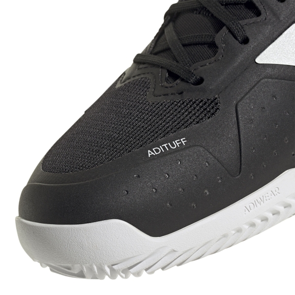 adidas adizero Ubersonic 5 Clay - Core Black/Zero Metal/Grey Two