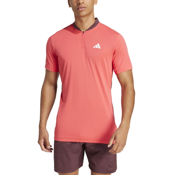 Polo Tennis Uomo adidas FreeLift Pro Polo  Semi Lucid Red JC9295