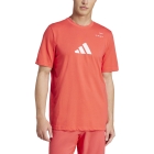 adidas Graphic Logo Maglietta - Semi Lucid Red