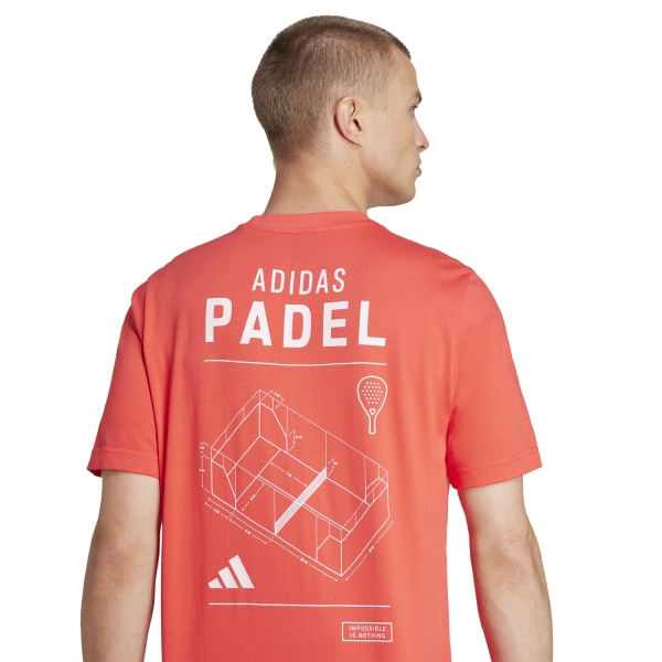adidas Graphic Logo Maglietta - Semi Lucid Red