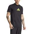 adidas Graphic Maglietta - Black/Lucid Lemon