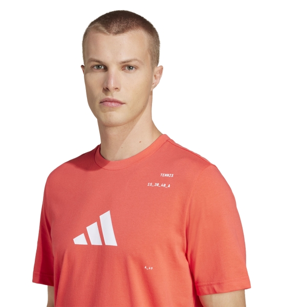adidas Cat Maglietta - Semi Lucid Red