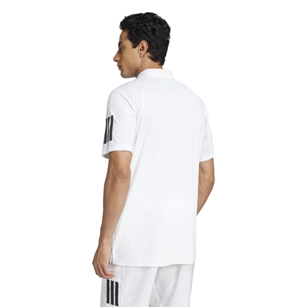 adidas 3 Stripes Club Polo - White