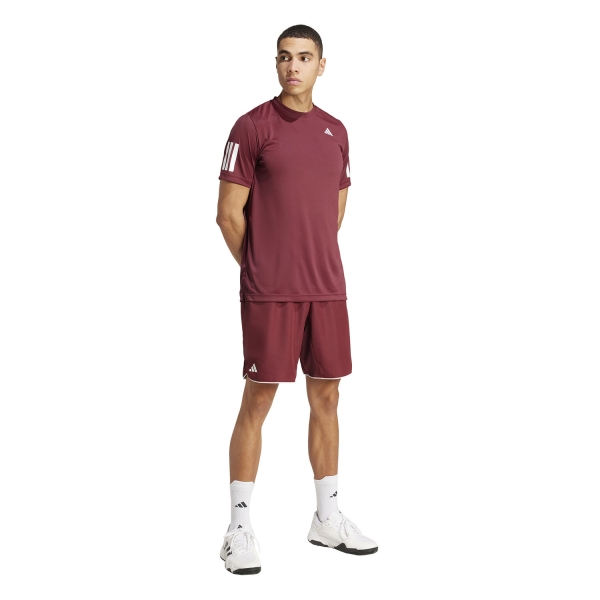 adidas Club Climacool 7in Shorts - Shadow Red