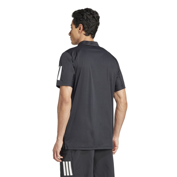 adidas 3 Stripes Club Polo - Black