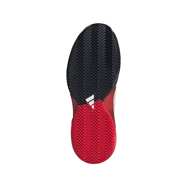 adidas Barricade 13 Clay - Cloud White/Core Black/Lucid Red