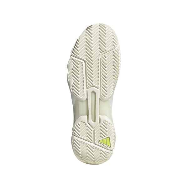 adidas CourtJam Control 3 Premium - Core White/Collegiate Green