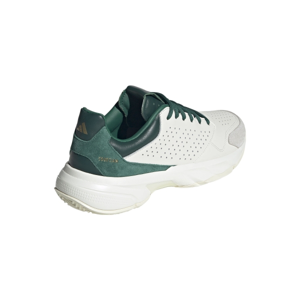 adidas CourtJam Control 3 Premium - Core White/Collegiate Green