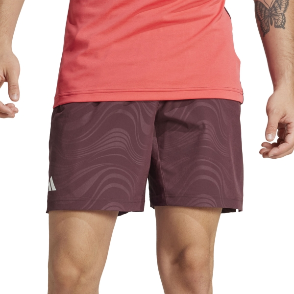 Pantaloncini Tennis Uomo adidas Pro Climacool 7in Pantaloncini  Aurora Ruby JL8667