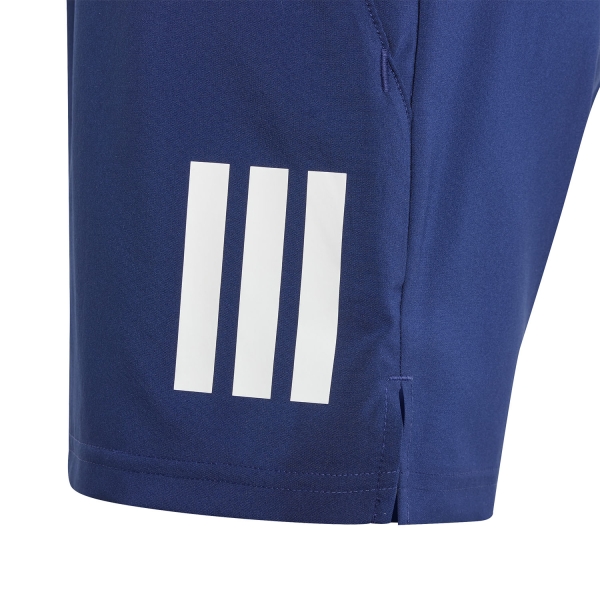 adidas Club 3 Stripes 5in Shorts Niño - Dark Blue