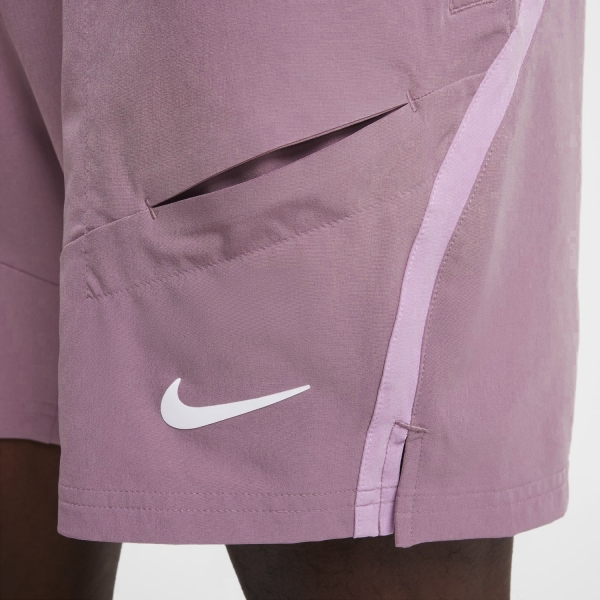 Nike Court Advantage 7in Shorts - Plum Dust/Beyond Pink/White