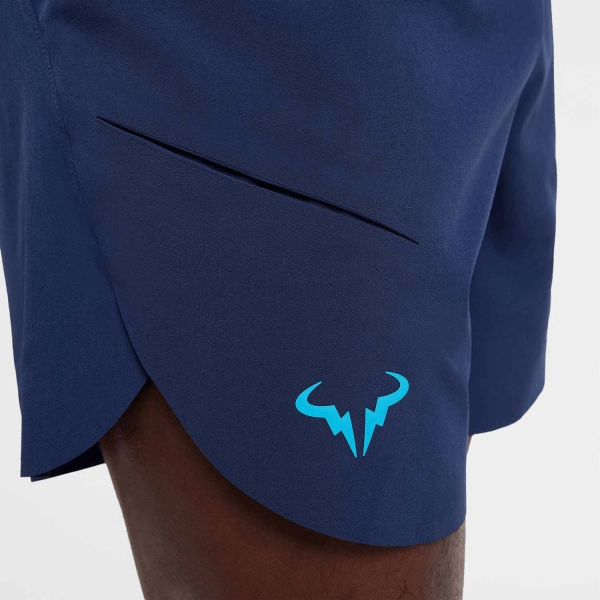Nike Dri-FIT ADV Rafa Nadal 7in Shorts - Blue Void/Laser Blue