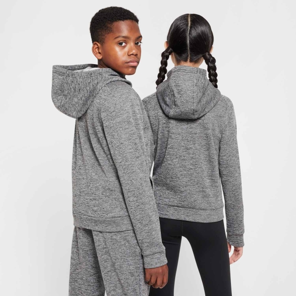 Nike Therma-FIT Repel Sudadera Niños - Black/Light Smoke Grey/Heather/White